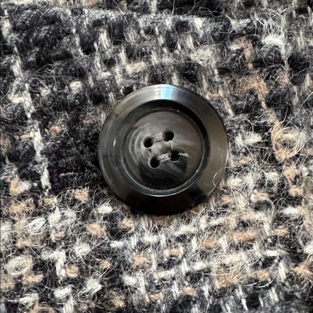 Pendleton Grey Tweed Collarless Jacket - Vintage - image 3